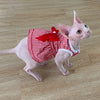 Cat Puppy Princess Dress Summer Pet Clothes Striped Plaid Dresses with Bow for Cats Kitten Rabbit Sphynx Clothing ropa para gato