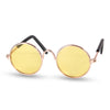 Cute Vintage Round Cat Sunglasses Pet Photos Props Reflection Eyewear Glasses for  Cats Small Dog Pet Dog Cat Accessories