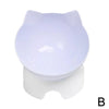 Plastic Tilted Elevated Cat Bowl Tilted Antichoking Pet Protector Feeder Bottom High Bowl Pet Neck Protection Feeding Bowl