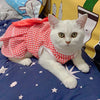 Cat Puppy Princess Dress Summer Pet Clothes Striped Plaid Dresses with Bow for Cats Kitten Rabbit Sphynx Clothing ropa para gato