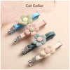 New Cute Flower Pet Cat Cat Collar Traction Cute Cartoon Flower Bell Collar Cat Necklace Small Dog Dog Supplies