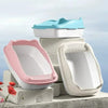 Cat Litter Box Small Size Pet Sandbox for Kitty Anti-Splash Cats Toilet